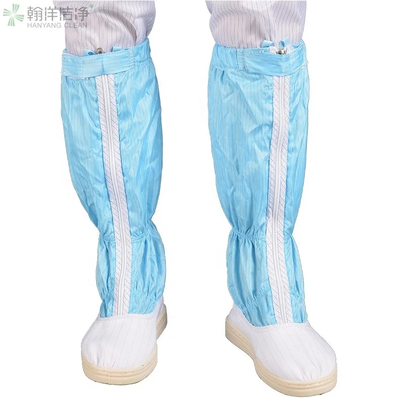 Cleanroom unisex gender PVC sterile autoclavable sole esd antistatic boot
