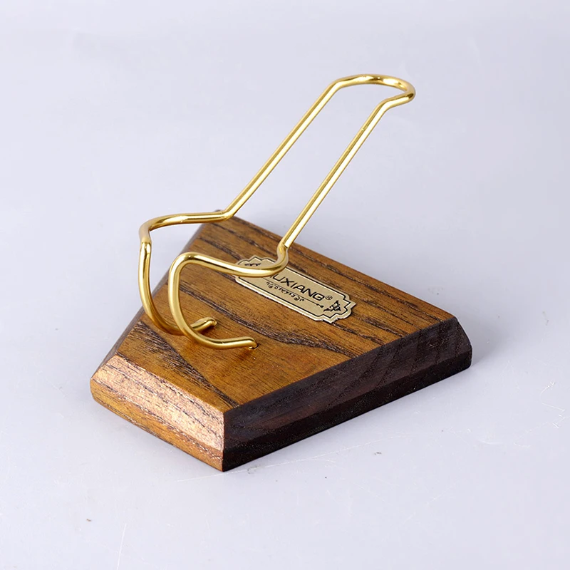 MUXIANG Быстрая отправка подставка для табачной трубки из натурального дерева одно сиденье держатель курительной деревянной Briar