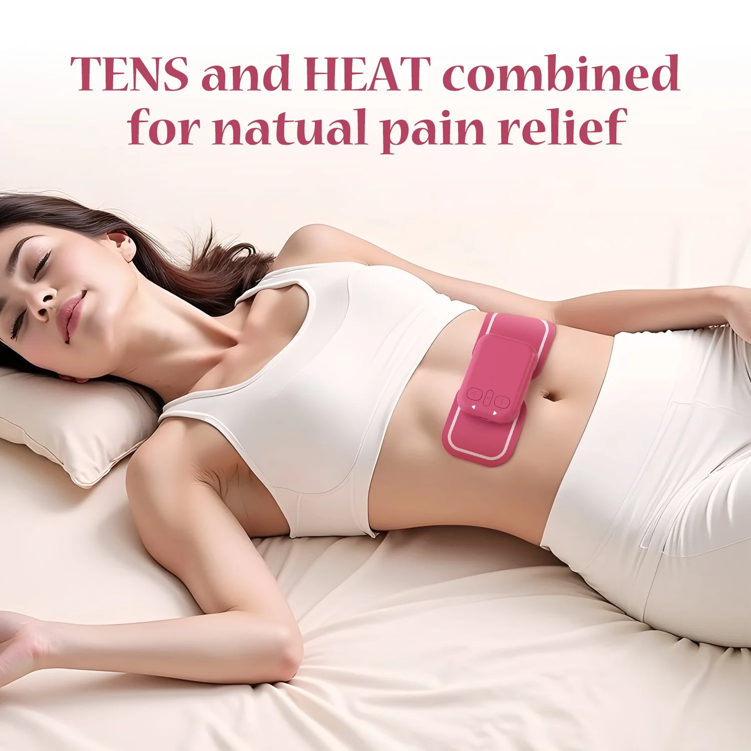 Factory Price Wireless Heating Pad Electric Women Warm Pad Massager Vibrating Abdomen Belly Back Waist with Hot Compress