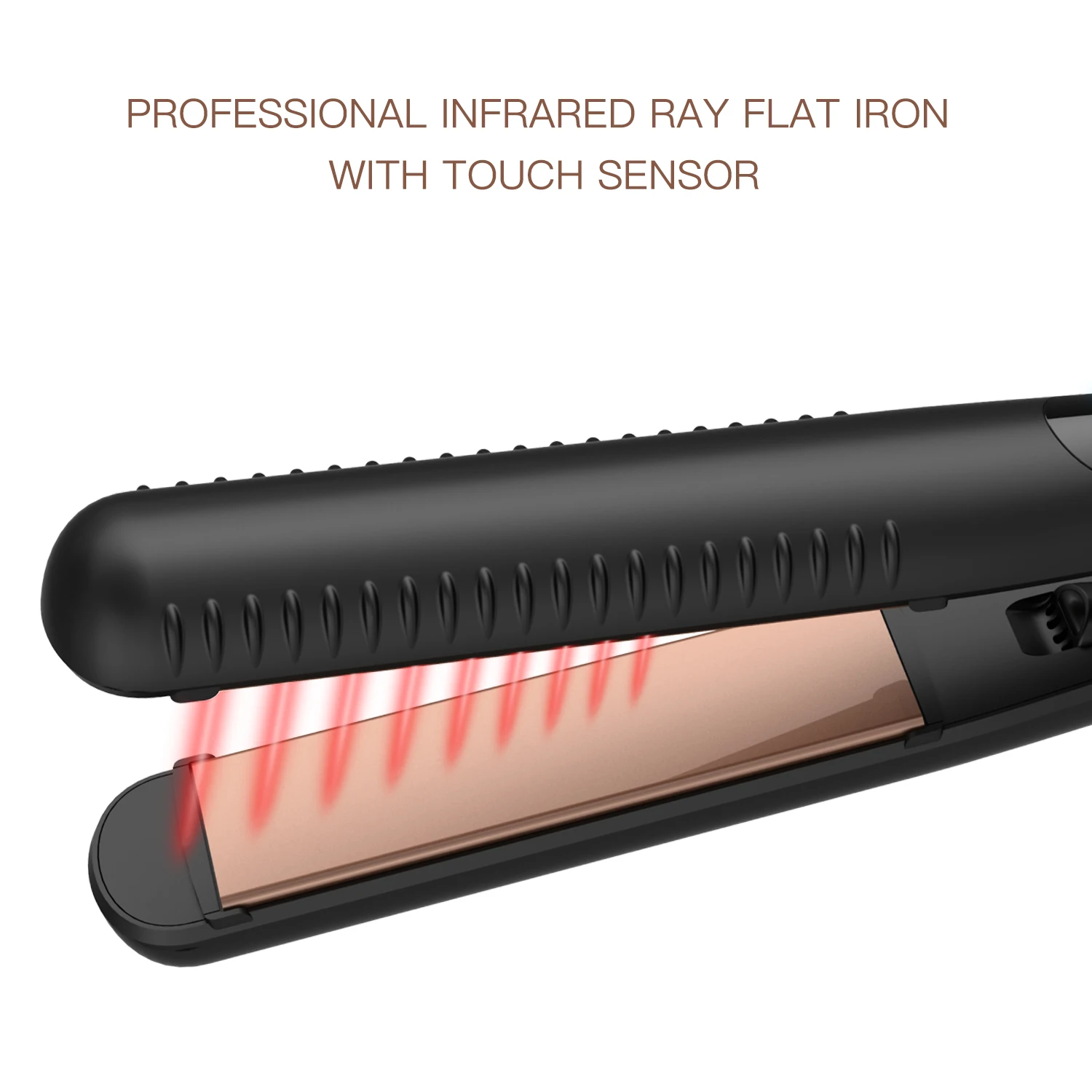 Lena High-end 450F Ceramic Ionic Straighten Hair Profession Flat Iron Infrared Hair Straightener with Touch Sensor
