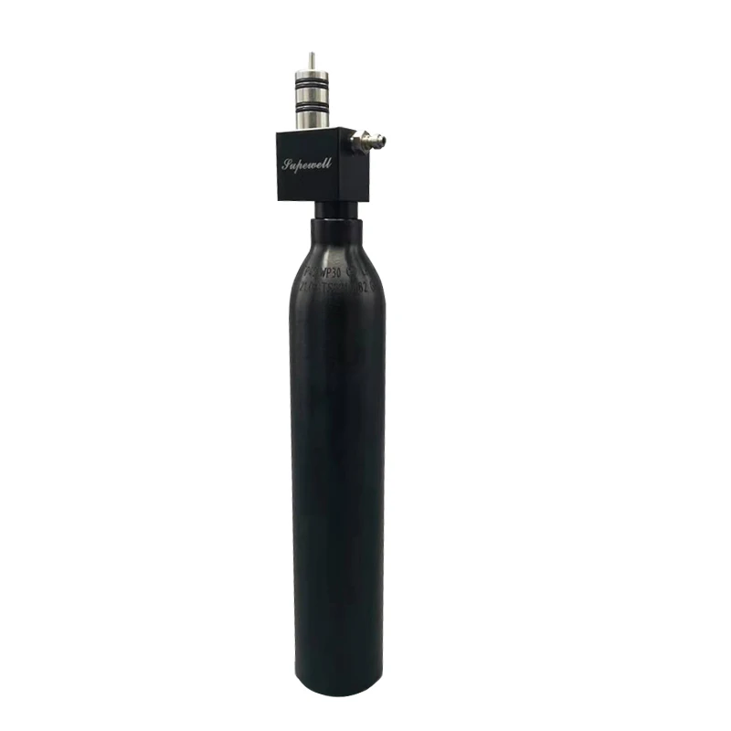 Заводская распродажа Индивидуальный размер 0.5L PCP бутылка Пейнтбол воздушный бак из углеродного волокна газовый баллон алюминиевый резервуар