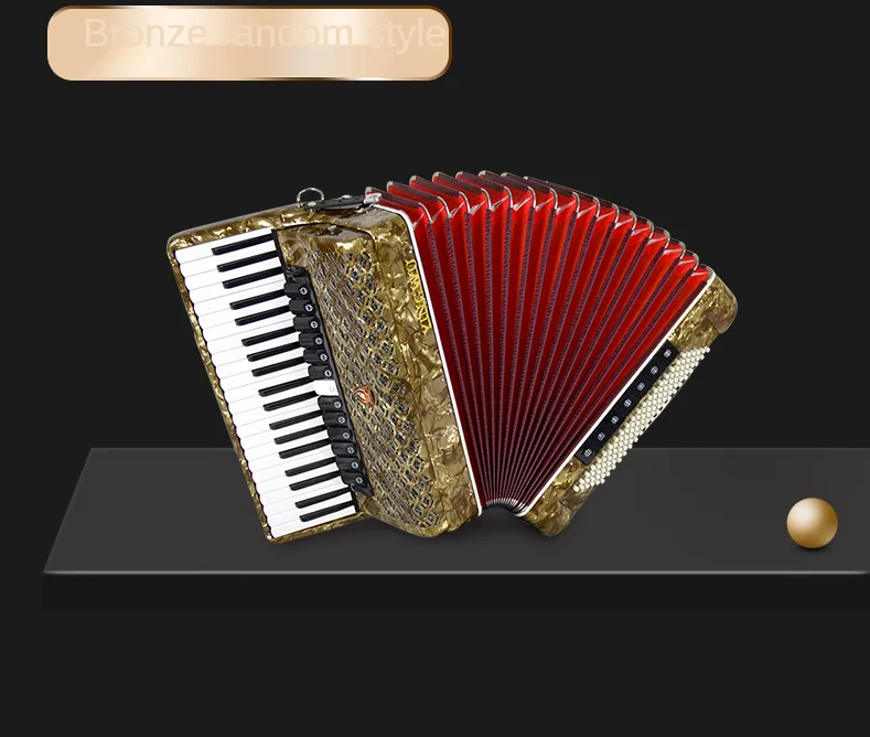 41-key 120BS four-row spring adult professional playing instrument accordion parrot YINGWU accordion
