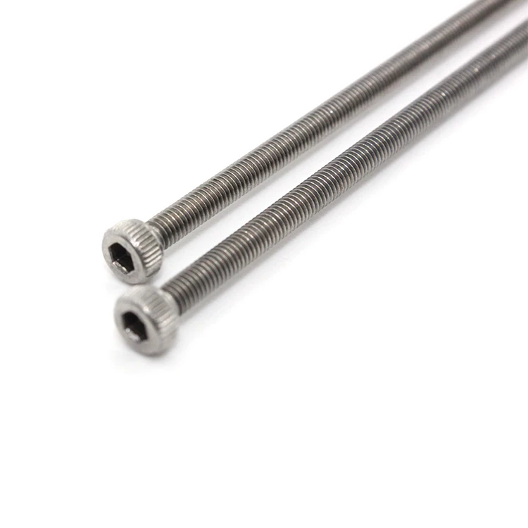 China Custom Made extra long hex Allen key Bolt din 912 304 stainless allen bolt long Hexagon Socket Head Cap Screws