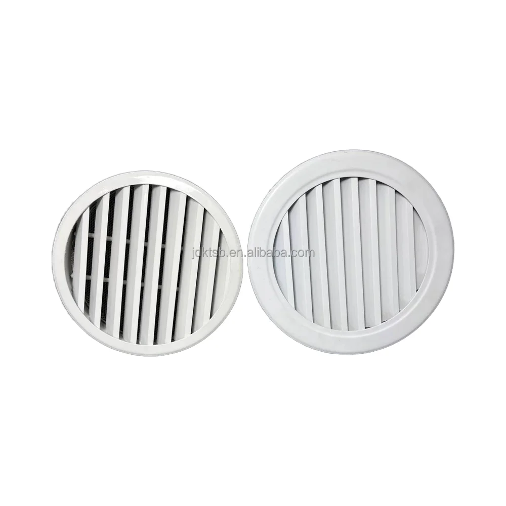 Central Air Conditioning 200 250mm Aluminum Alloy Air Outlet 17° Blade Return Air Outlet for Living Room