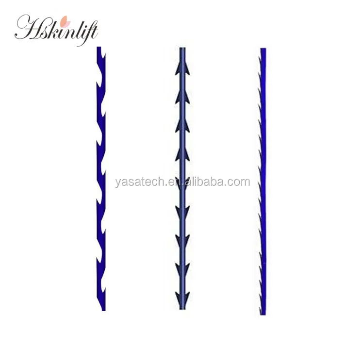 
lifting thread pdo fish bone threads W blunt 19G 100 mm lift pdo meso threads 