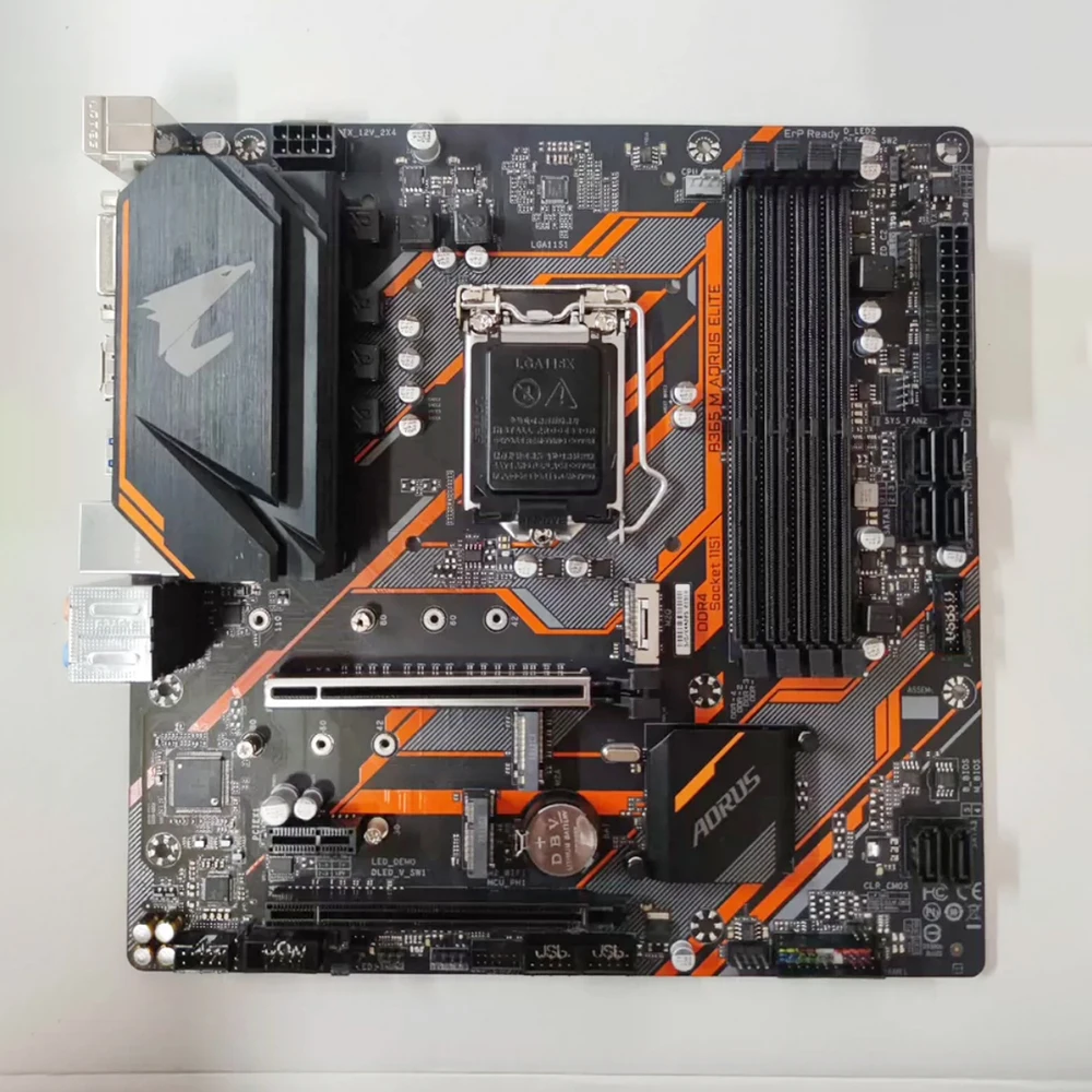 B365M AORUS ELITE Desktop Motherboard For Gigabyte Micro ATX B365 M.2 SSD 64G LGA 1151 DDR4 PC