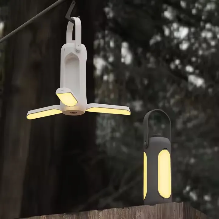 LED ABS Waterproof IP54 Camping Tent Light Rechargeable Outdoor Portable Hanging Led Torch Emergency 10000mah Luces Camping Lamp