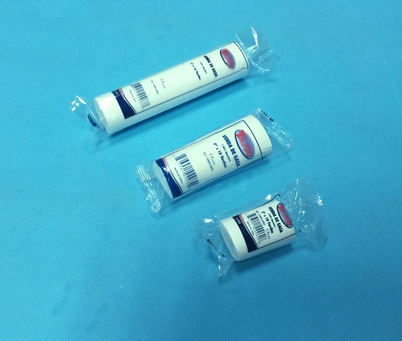 Medical absorbent gauze bandage , W.O.W. gauze bandage , with CE and ISO certificates