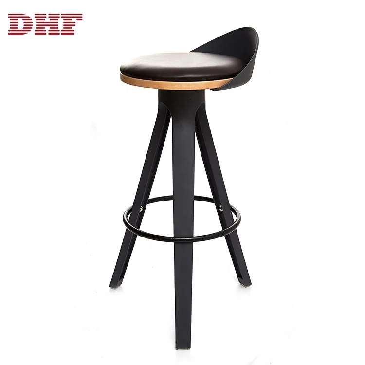 High quality black home center modern chair, bar stool high chair