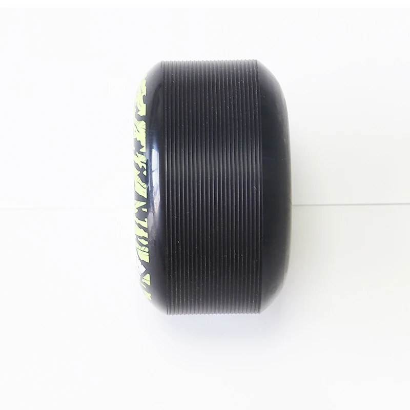 Wholesale Flat 54x32 Black Pu Wheel Set Rubber Wheel Tires Premium 92A Soft Wheels Skateboard 54mm