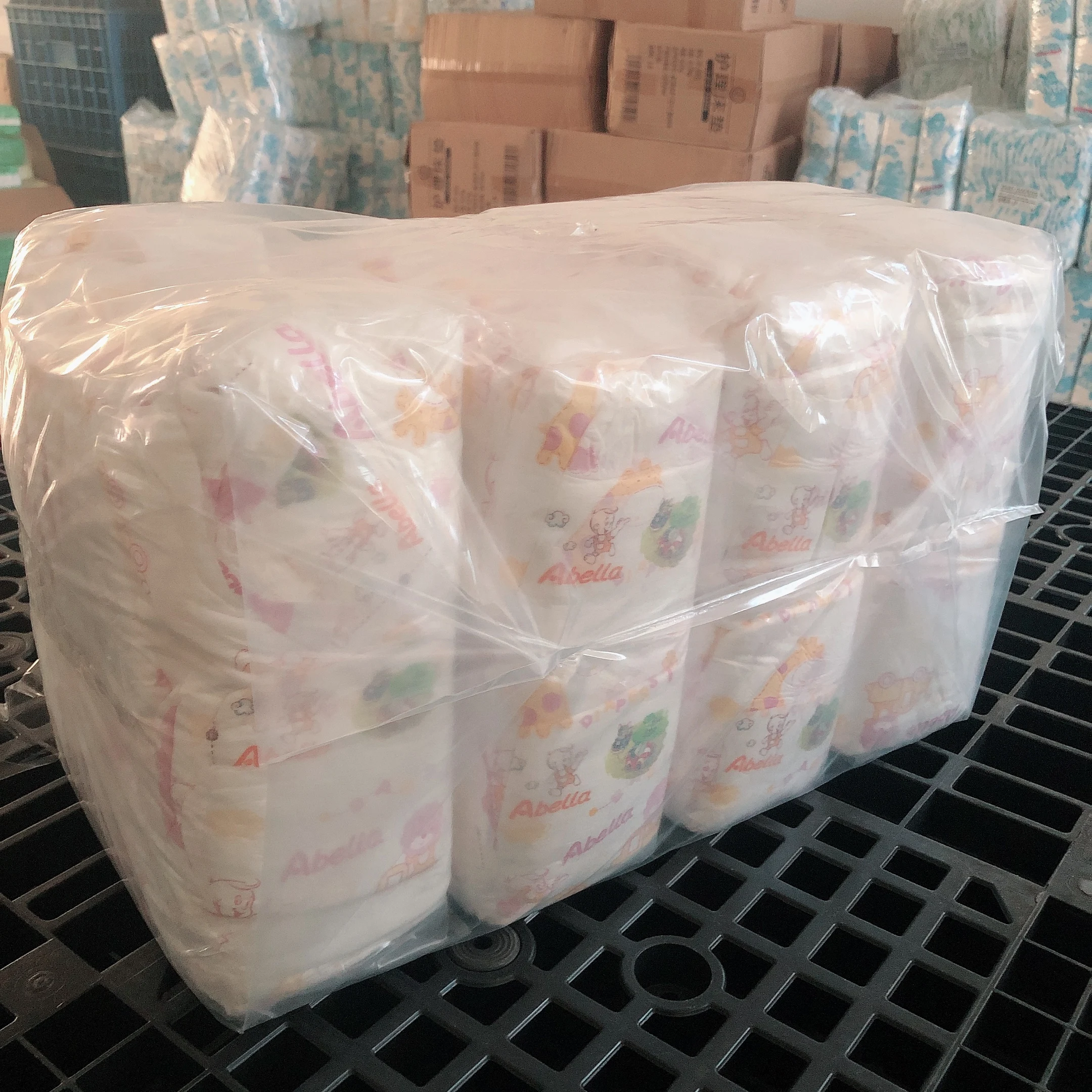 OEM Manufacturer Factory in China soft comfortable pe film/cotton film Top selling NOT B GRADE BABY DIAPER