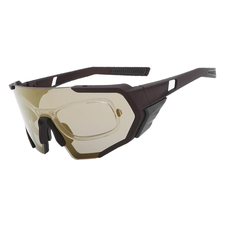 large frame oversize Print my Text Logo OR brand to Top of Multi color Glass cycling sunglasses polarized