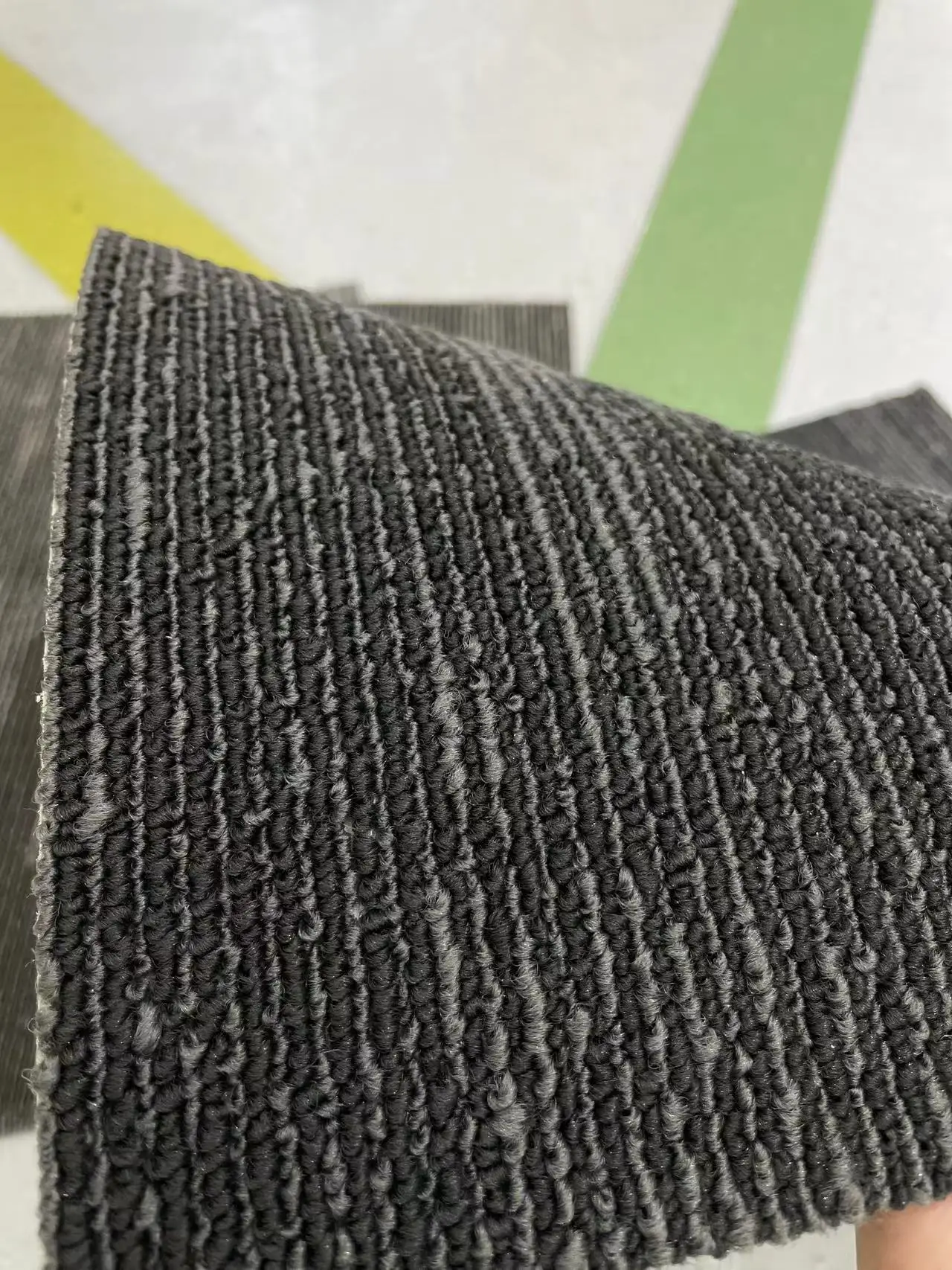 Modern Quality Commercial Office Decorative PVC Nylon Carpet Tiles Popular Fashion Psychedelic Carpet Tile for Home Floor Use