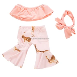 New Design American 18 inch girl Shafu doll clothes one line shoulder flare pants fashion change dress baby
