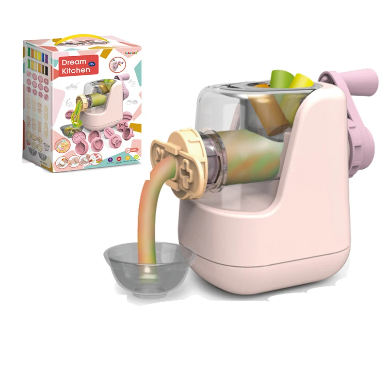 Educational Toys For Kids 2023 Clay Noodle Colorful Machine Creative Modeling Play Pretend Kitchen Toys Set For Kids