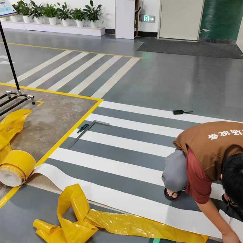 MANCAI Custom Heavy Duty Vinyl Floor Tape Sticker Floor Marking Self Adhesive Industrial Tapes