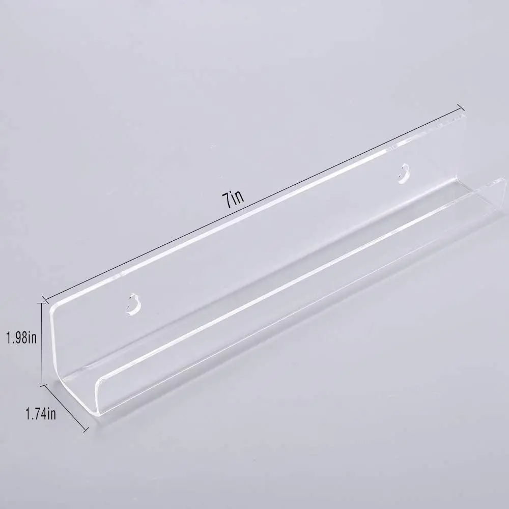 Прозрачный Виниловый держатель для пластинок плавающий акриловый дисплей альбома стальной CD/DVD органайзер хранения дома и ванной комнаты