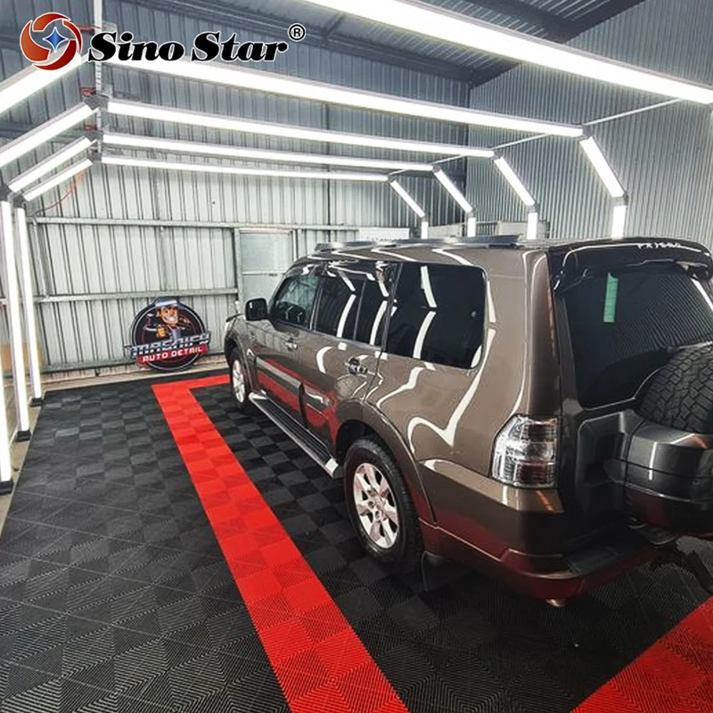 SGE1009B led tunnel light housing  garage light  led light custom made aluminum detailing car wash for the workshop and showroom