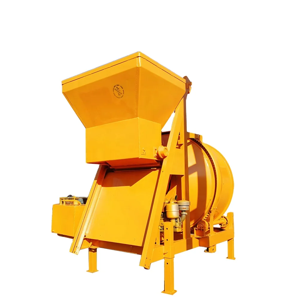 16-20m3/h Movable and  easy to operate hydraulic concrete mixer JZC500