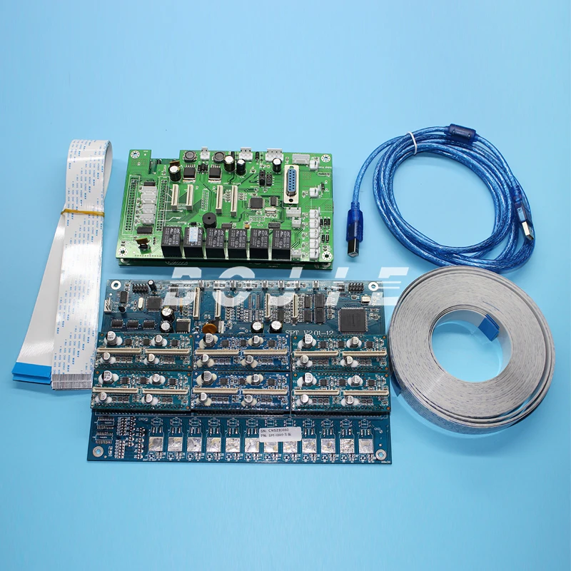New Seiko Spare Parts SPT 510/1020 Set Board 6H/8H/12H/16H Board Kit for Infinity/Icontek/Challenger Inkjet Printer