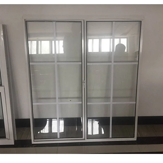 PVC Plastic Graphic Design Smooth Horizontal Modern Bubble Wrap Easy Fiberglass UPVC Sliding Window 3 Years Screen