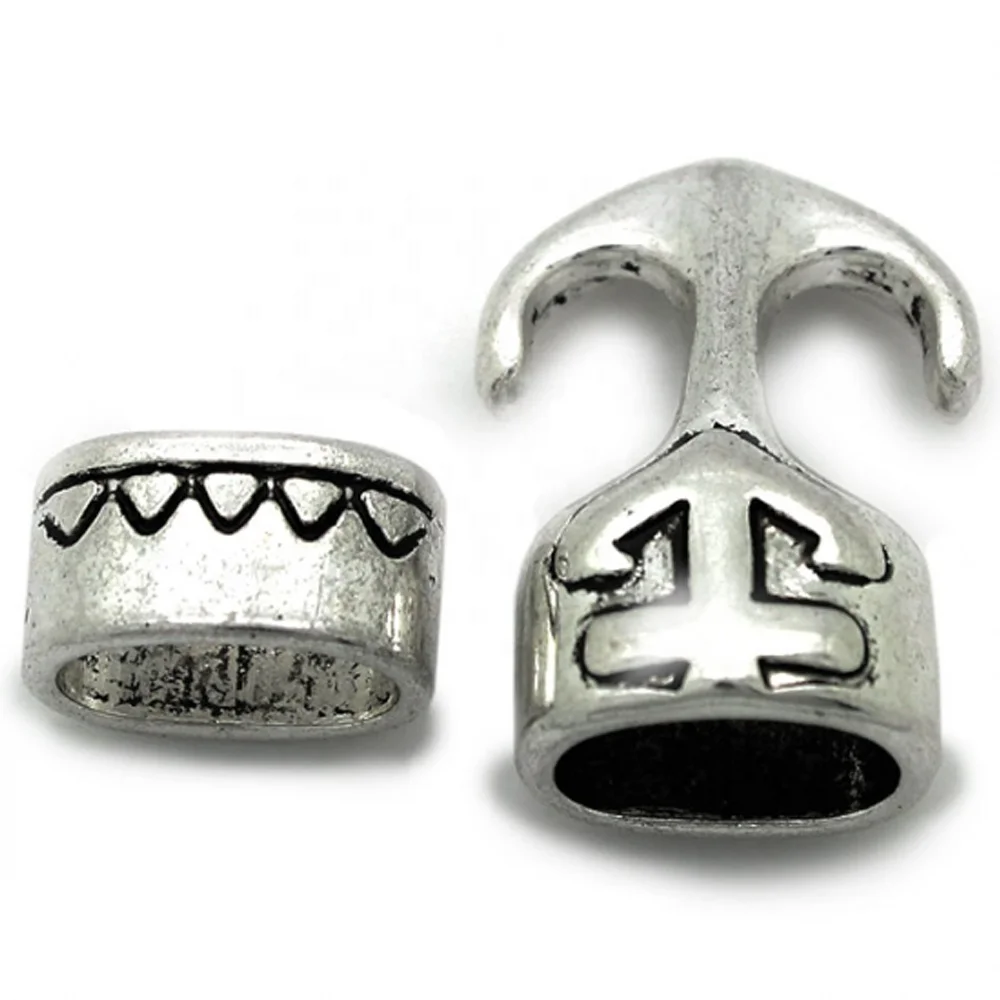 Wholesale Jewelry Accessories Bracelet Women Handmade DIY Blind hole ball terminal Silver beads For Jewelry Making