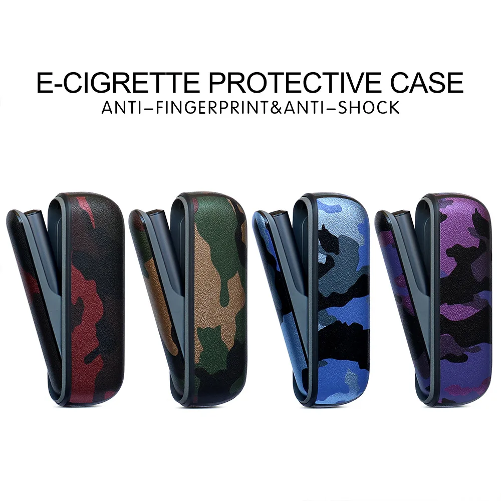 Wholesale Camouflage Case for IQOS iluma Protection Cover PU Case with Door Cover
