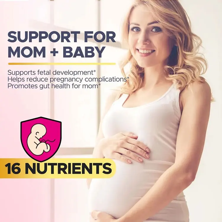 Private Label Aid Ovulation Prenatal Folic Acid Fertility Gummies Supplement Fertility Support Gummies Conceptio Fertility Gummy