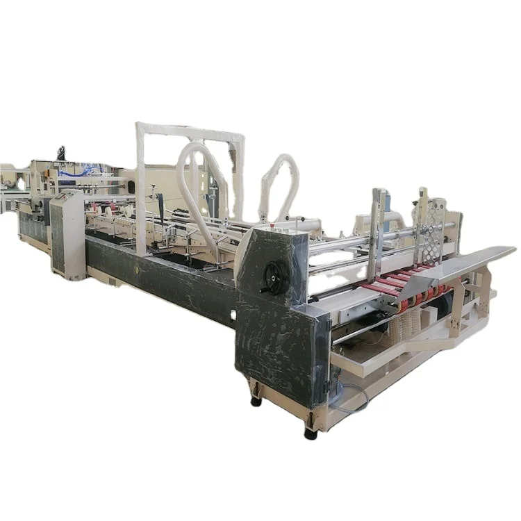 folder and gluer with braille embosser machine