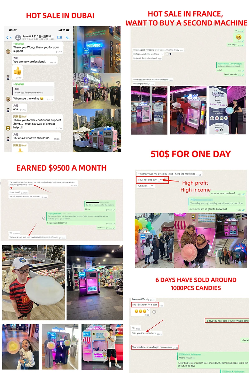 T71 Factory Maker Mini Commercial Semi Automatic making  Floss Cotton Candy Vending Machine For Sale