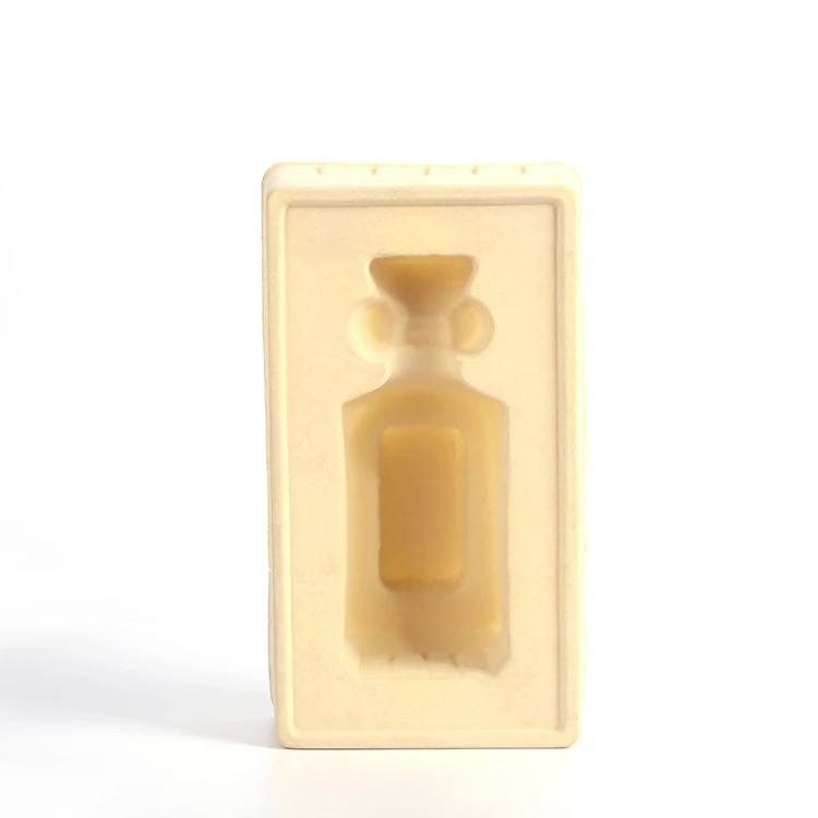 Flocking blister packing tray container with custom character