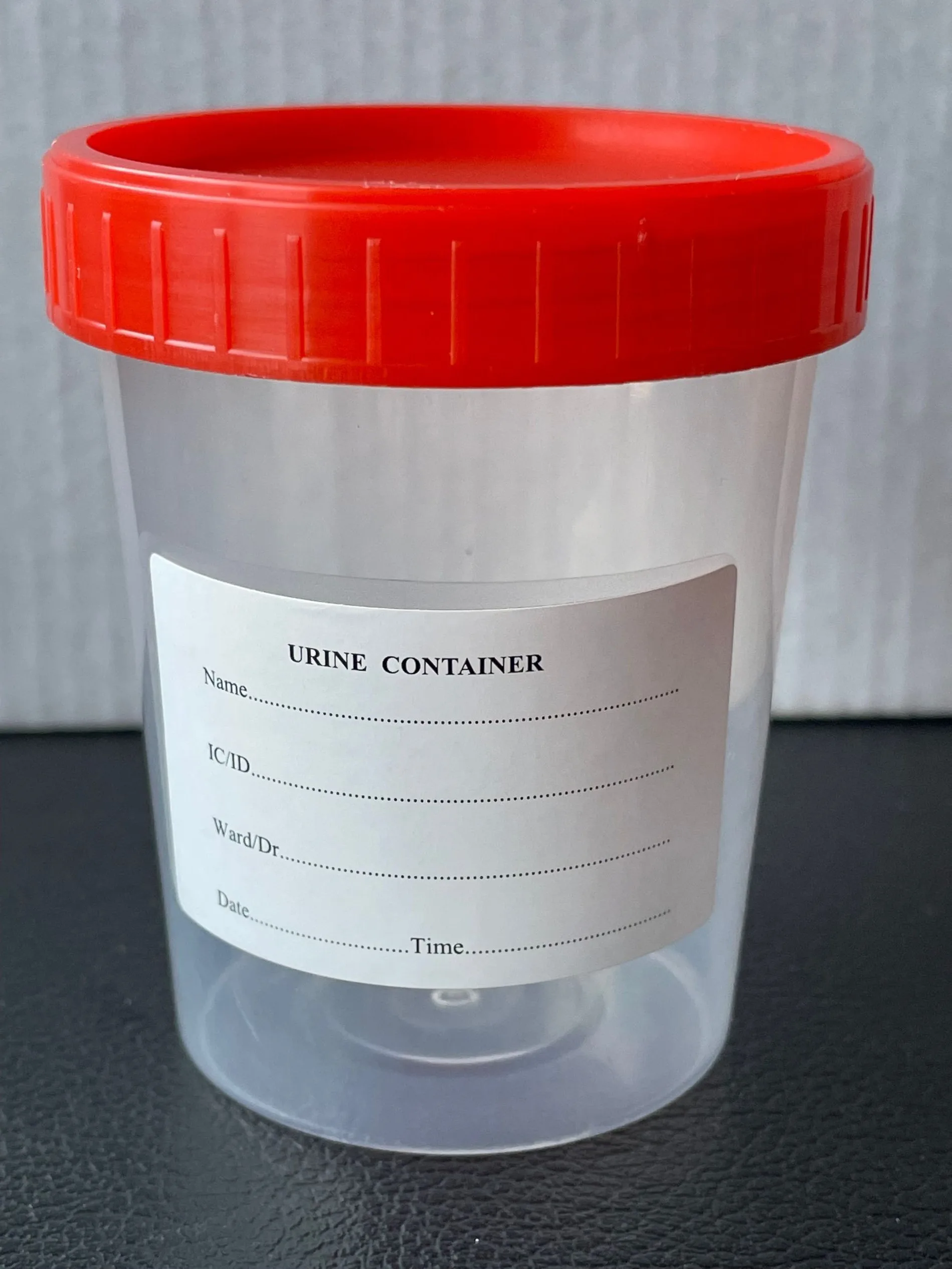 HDMED Lab PP Urine Container with Screw Cover 100/120ml