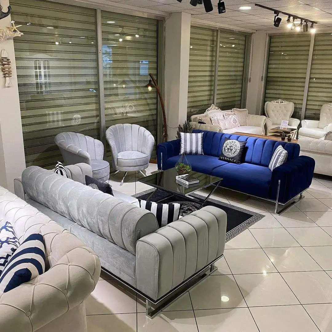 Living Room Sofa With Bed and Chest erasable fabric 32 DNS gray sponge 40 different color options MECHANISM-BED (3+3+1)