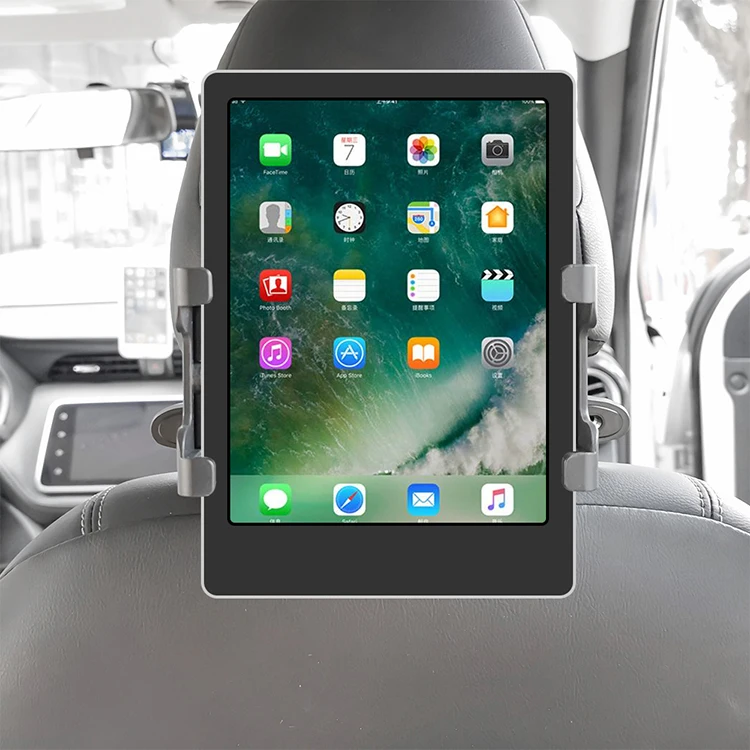 Upgrade Foldable Adjustable Car Headrest Backseat Tablet Holder Smartphone