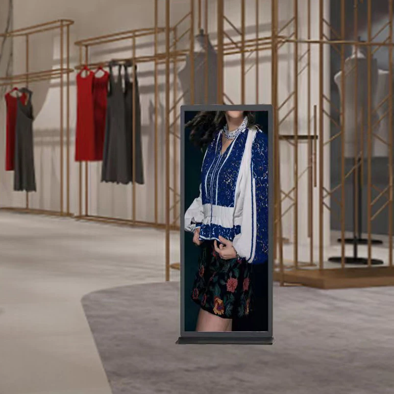 Standing floor customized advertising led poster screen P3 indoor full color digital signage and displays