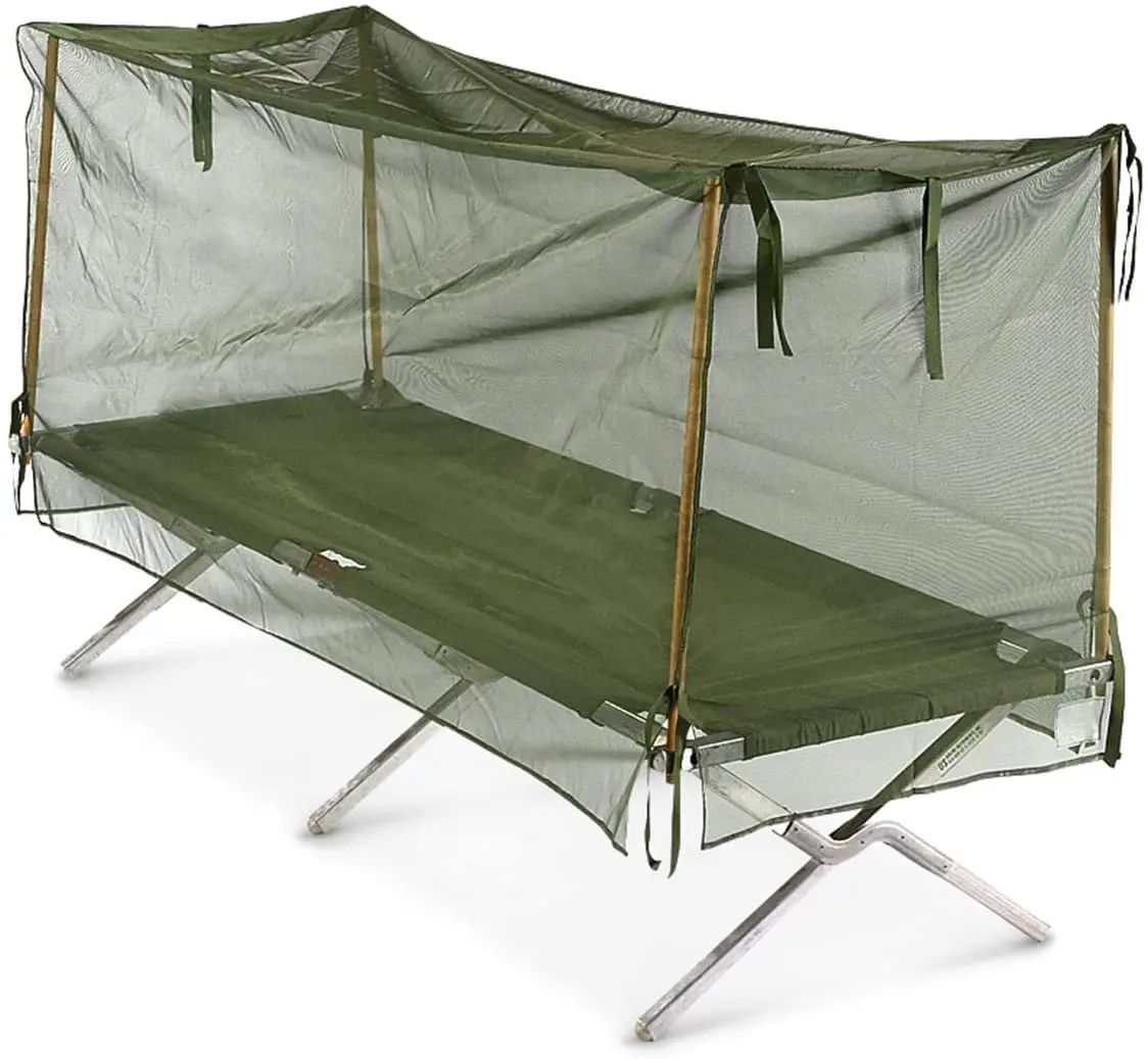 Luxury Mosquito Large Square Net for Single to King-Sized Beds Hanging Loops Decorative Rectangular Shape