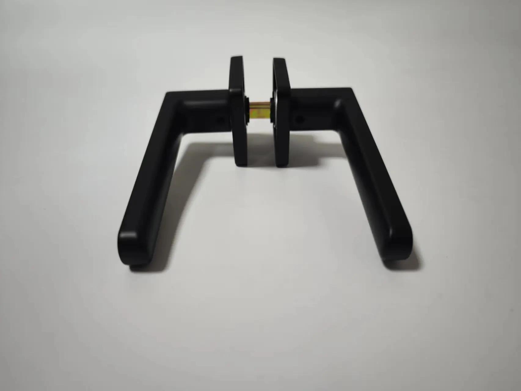 Euro Manija de la puerta  Interior door knob, Matt Black  Door and Window Accessories Aluminum  Lever handle Door Lock Handle