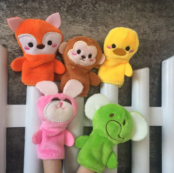 Finger Hand Puppet High Quality Popular Stuffed Plush Finger Puppet Toy