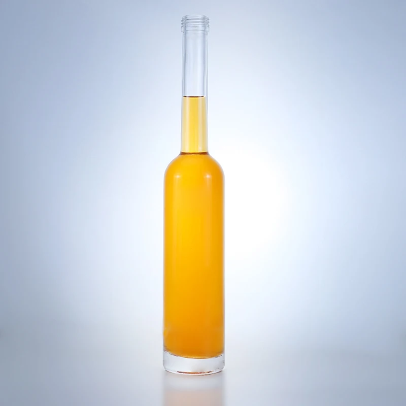 Wholesale Vodka 700ml 750ml Round Glass Bottle Extra Flint Gin Tequila Whisky Brandy Glass Alcohol Bottle