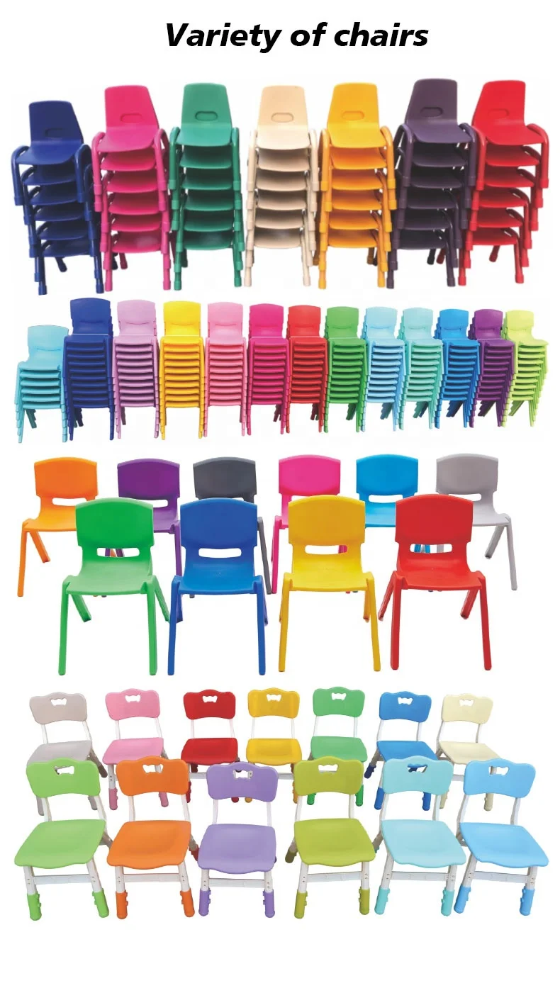 Children Kindergarten Furniture Baby Table Chair Set School Big Kids Study Desk and Chair for Nursery School
