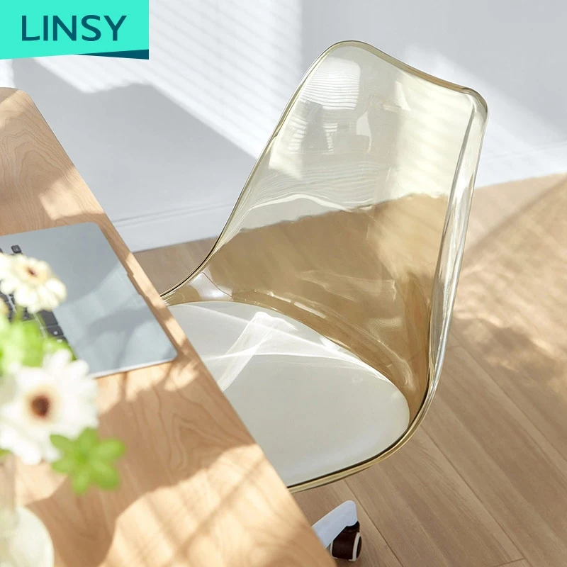 Linsy Manufacture Luxury Leather Chair Modern Swivel Ergonomic Comfortable Office Chair