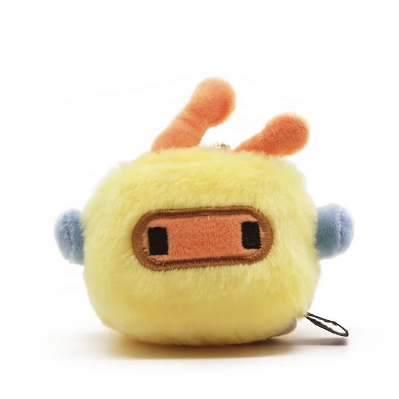 Geometric monster plush pendant doll bag  key small cute toys mobile phone ornaments toys car plush keychain for men and women