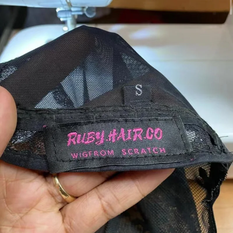 Custom wig tag labels private logo woven labels and tags