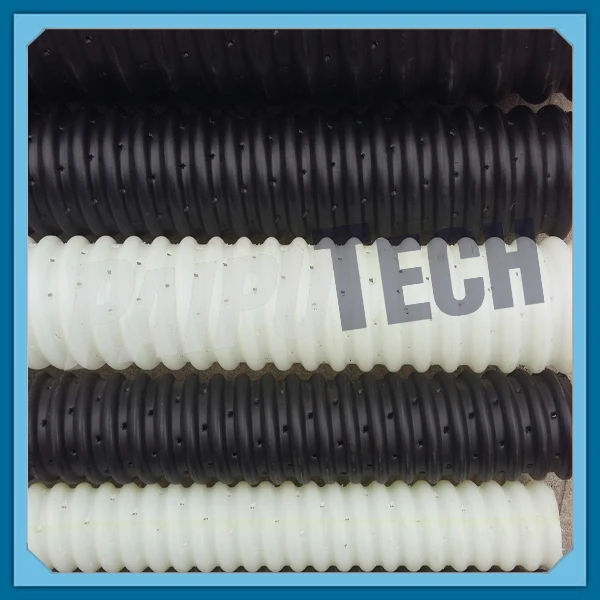 HDPE Flexible Single Wall Perforated Underdrain Coil Pipe with Filter Sock
