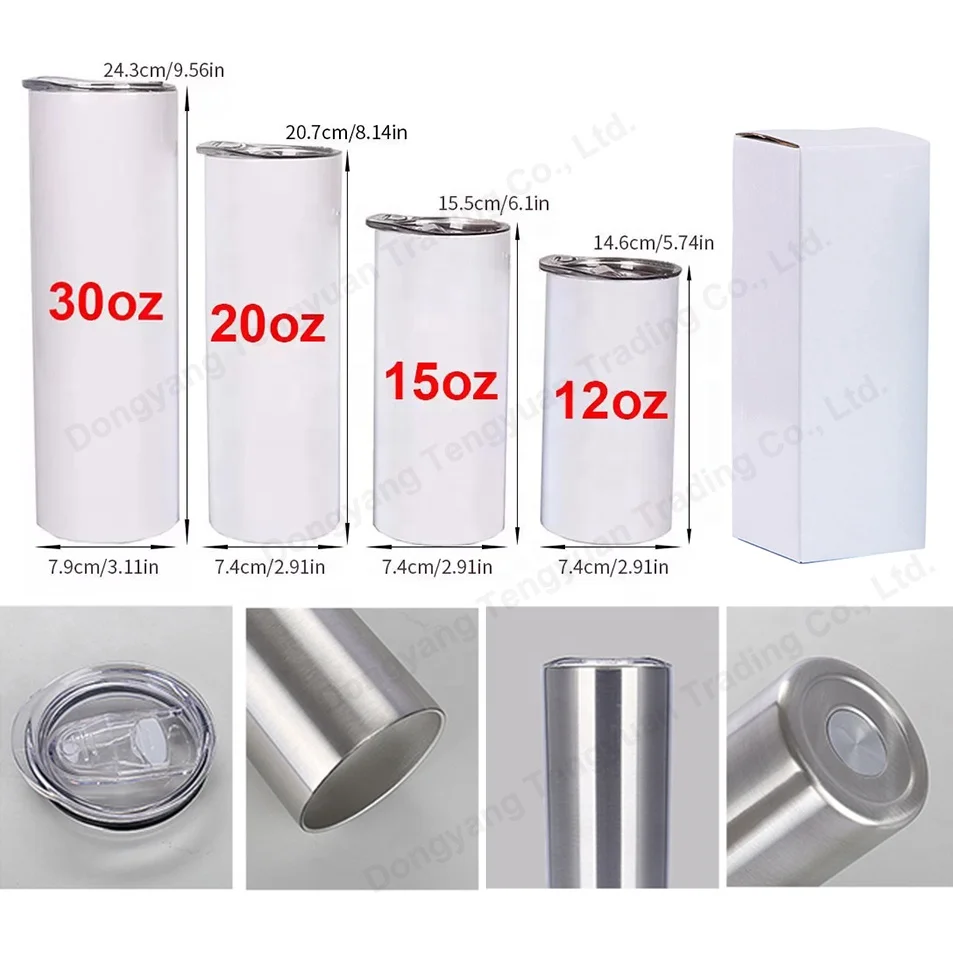 TY stainless steel tumbler double wall coffee cup insulation vacuum  20oz 30oz skinny tumbler