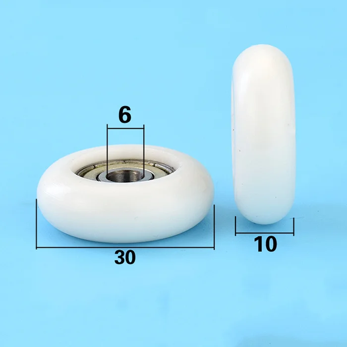 5*22*6 mm POM Plastic Coated Ball Bearing 625zz for Sliding Door and Windows Roller Pulley