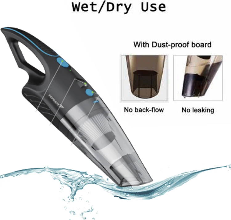 Mini Aspirateur sans fil 20v aspirateur voiture sans fil cyclone 12K PA Aspiration a la maison Aspirateur a main portable