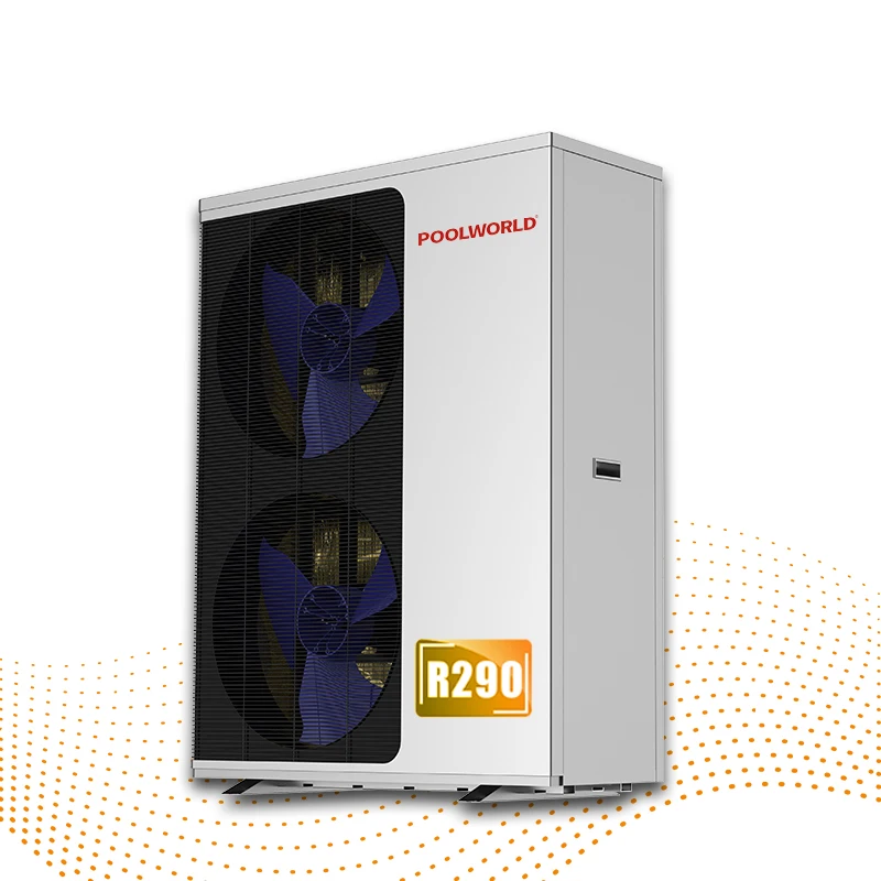 Китай A +++ R290 полный инвертор центрального отопления циркуляционный насос моноблочный тепловой 6 кВт 8 10