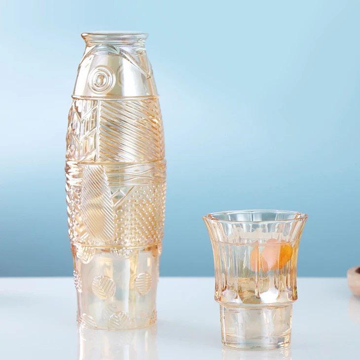 glass cup set tumbler water glass mug