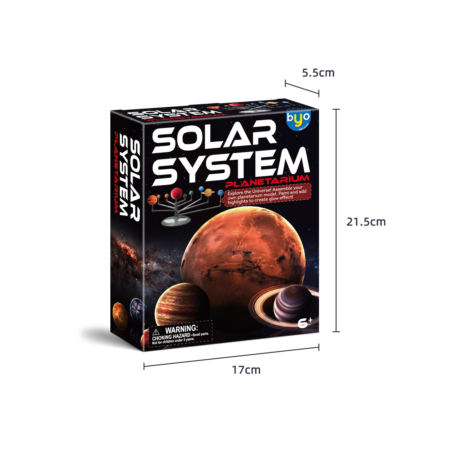 hot product low moq kid educational toy diy solar kit planet tarium toy solar system planet model